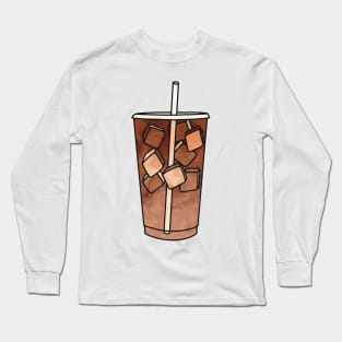 Iced Macchiato Coffee Cup Long Sleeve T-Shirt